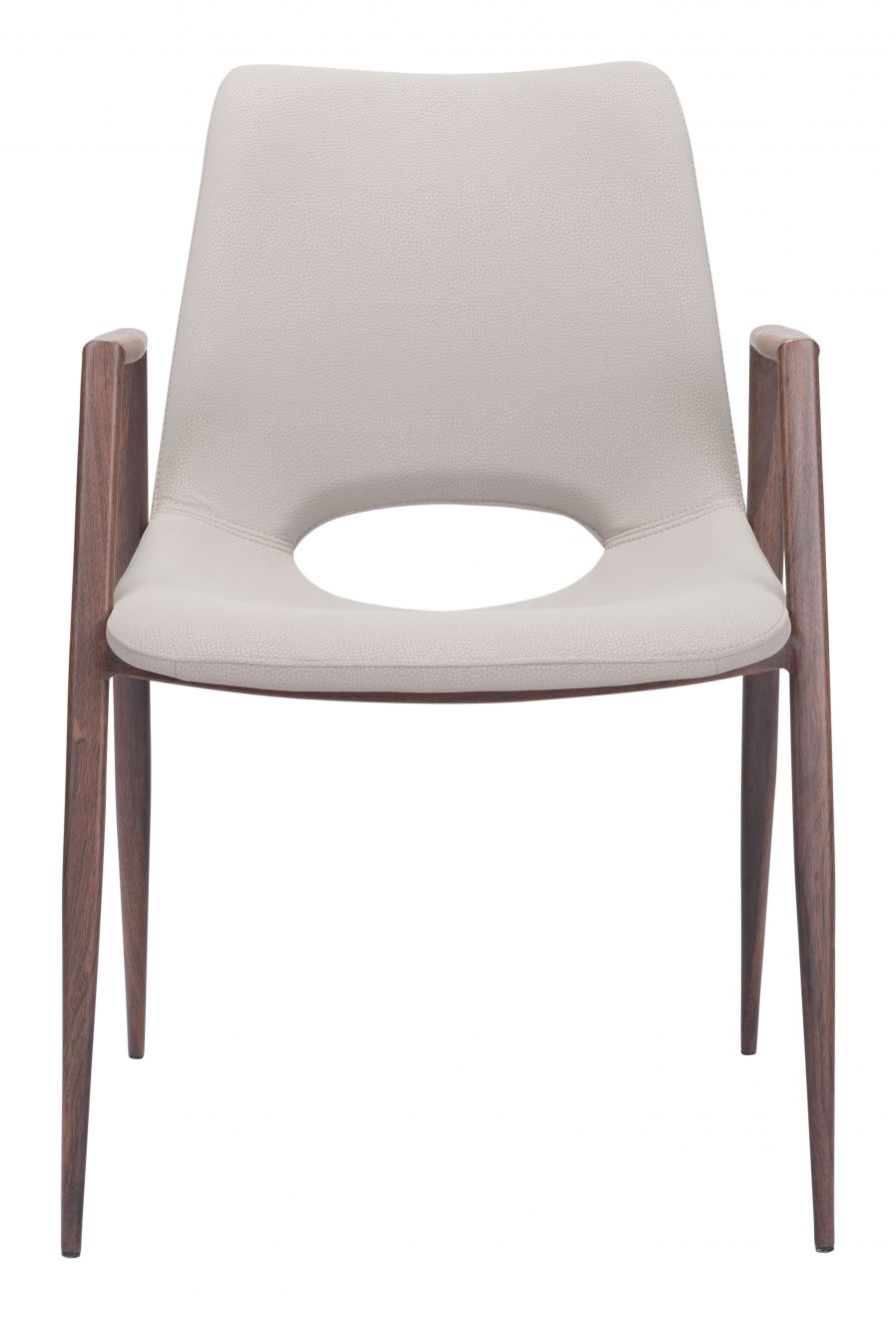 Zuo Modern Desi Faux Leather Dining Chair 2PC