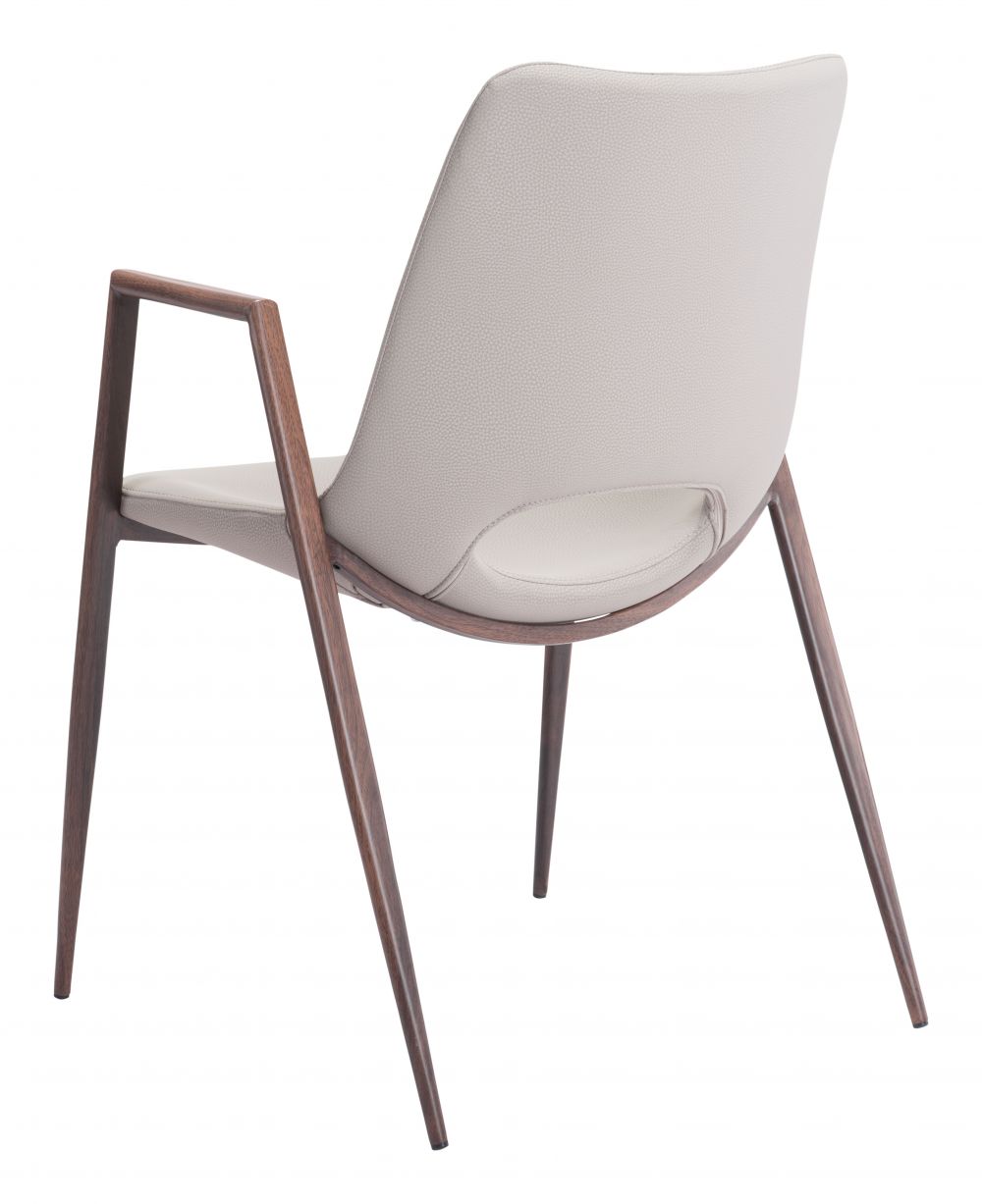 Zuo Modern Desi Faux Leather Dining Chair 2PC