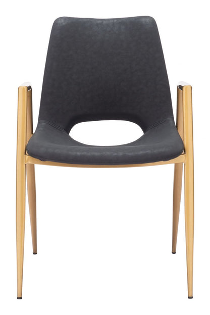 Zuo Modern Desi Faux Leather Dining Chair 2PC