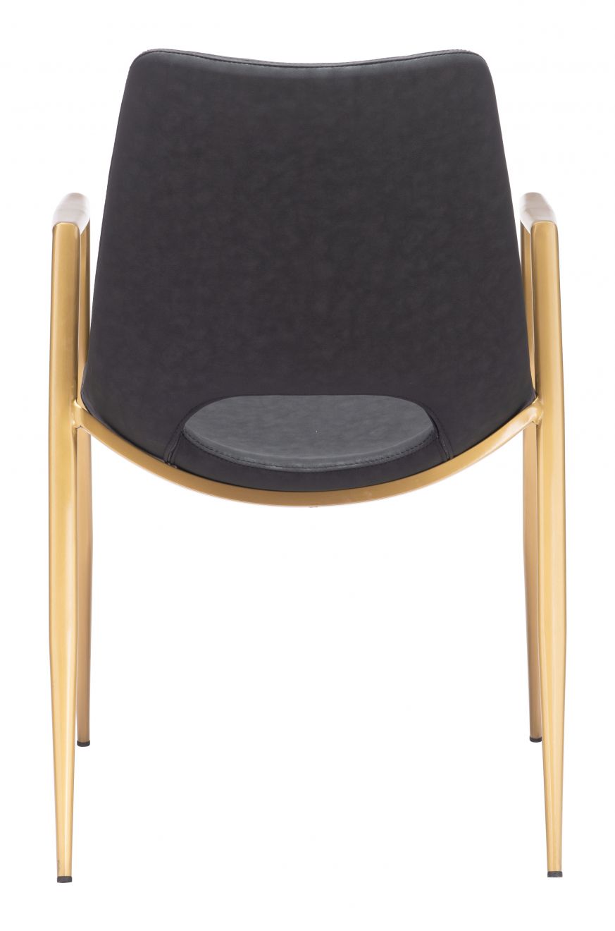 Zuo Modern Desi Faux Leather Dining Chair 2PC