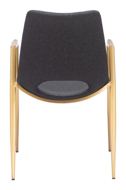 Zuo Modern Desi Faux Leather Dining Chair 2PC