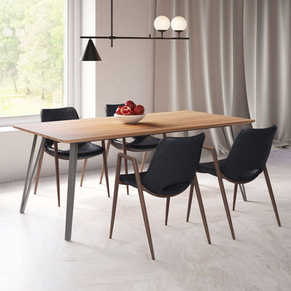Zuo Modern Desi Faux Leather Dining Chair 2PC