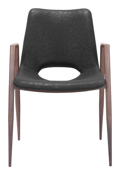 Zuo Modern Desi Faux Leather Dining Chair 2PC