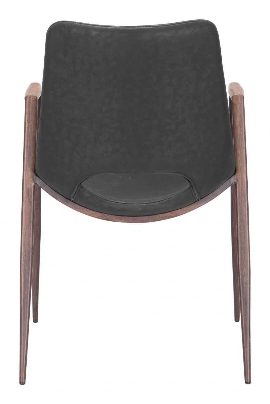 Zuo Modern Desi Faux Leather Dining Chair 2PC