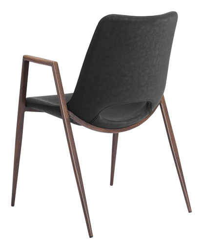 Zuo Modern Desi Faux Leather Dining Chair 2PC