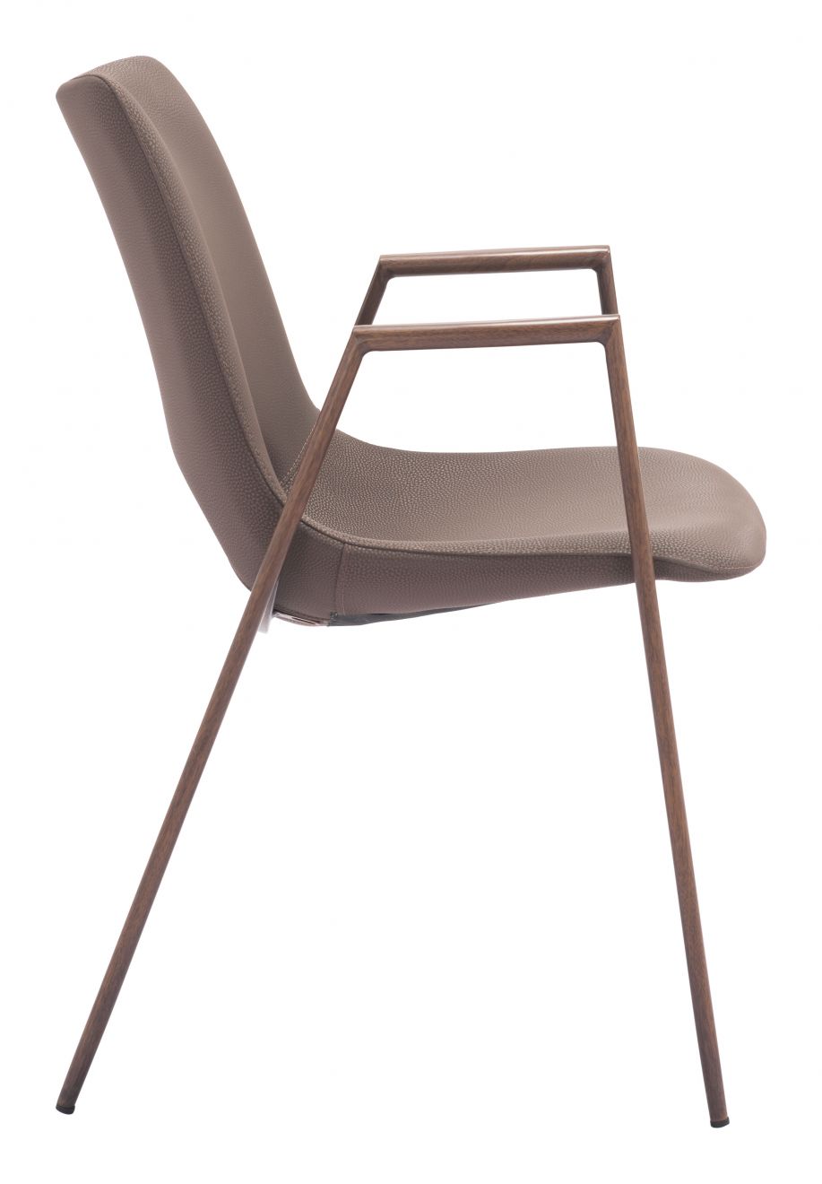 Zuo Modern Desi Faux Leather Dining Chair 2PC