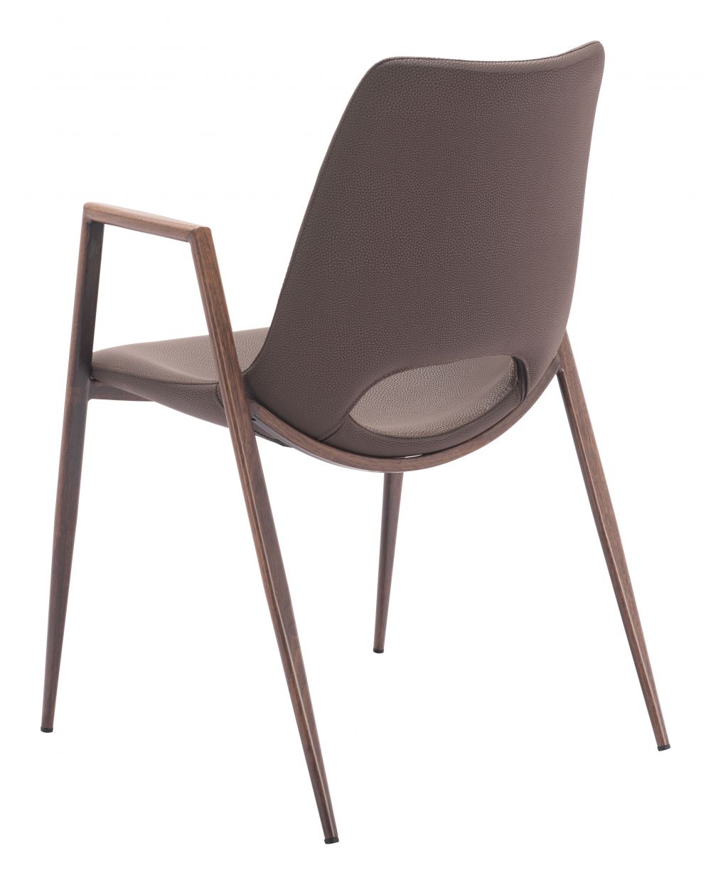 Zuo Modern Desi Faux Leather Dining Chair 2PC