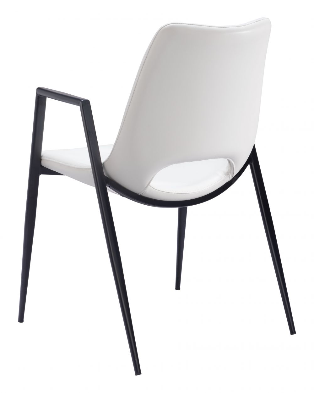 Zuo Modern Desi Faux Leather Dining Chair 2PC