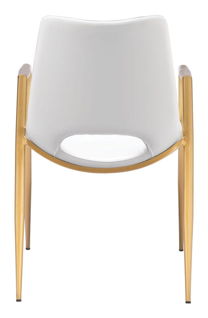 Zuo Modern Desi Faux Leather Dining Chair 2PC