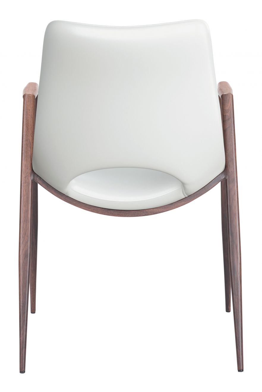 Zuo Modern Desi Faux Leather Dining Chair 2PC