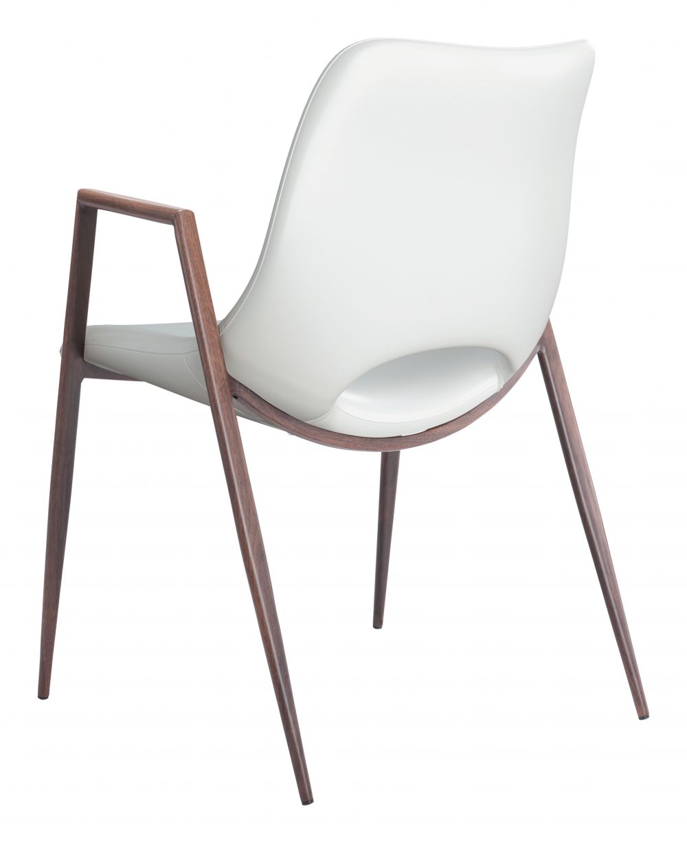 Zuo Modern Desi Faux Leather Dining Chair 2PC