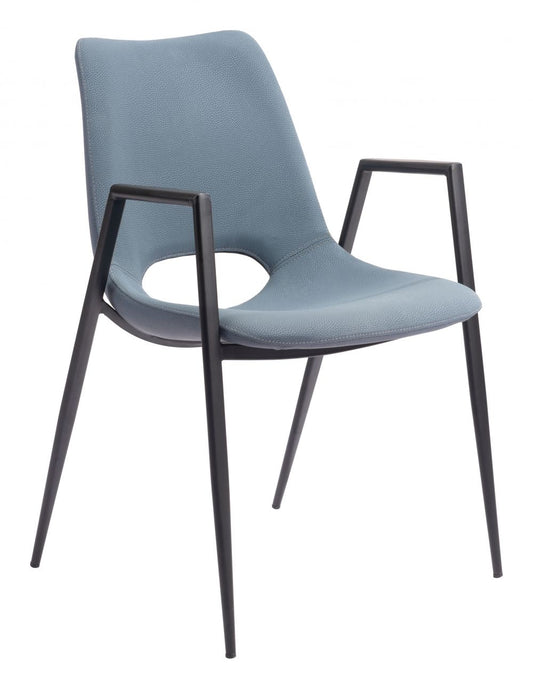 Zuo Modern Desi Faux Leather Dining Chair 2PC
