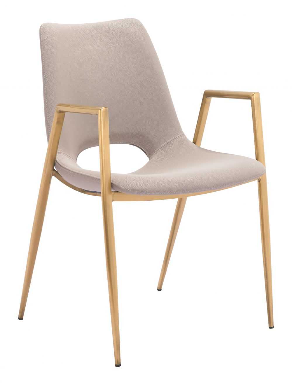 Zuo Modern Desi Faux Leather Dining Chair 2PC