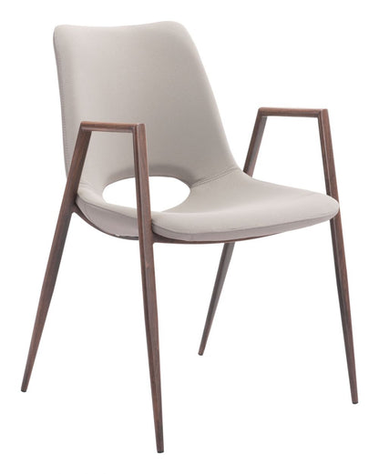 Zuo Modern Desi Faux Leather Dining Chair 2PC