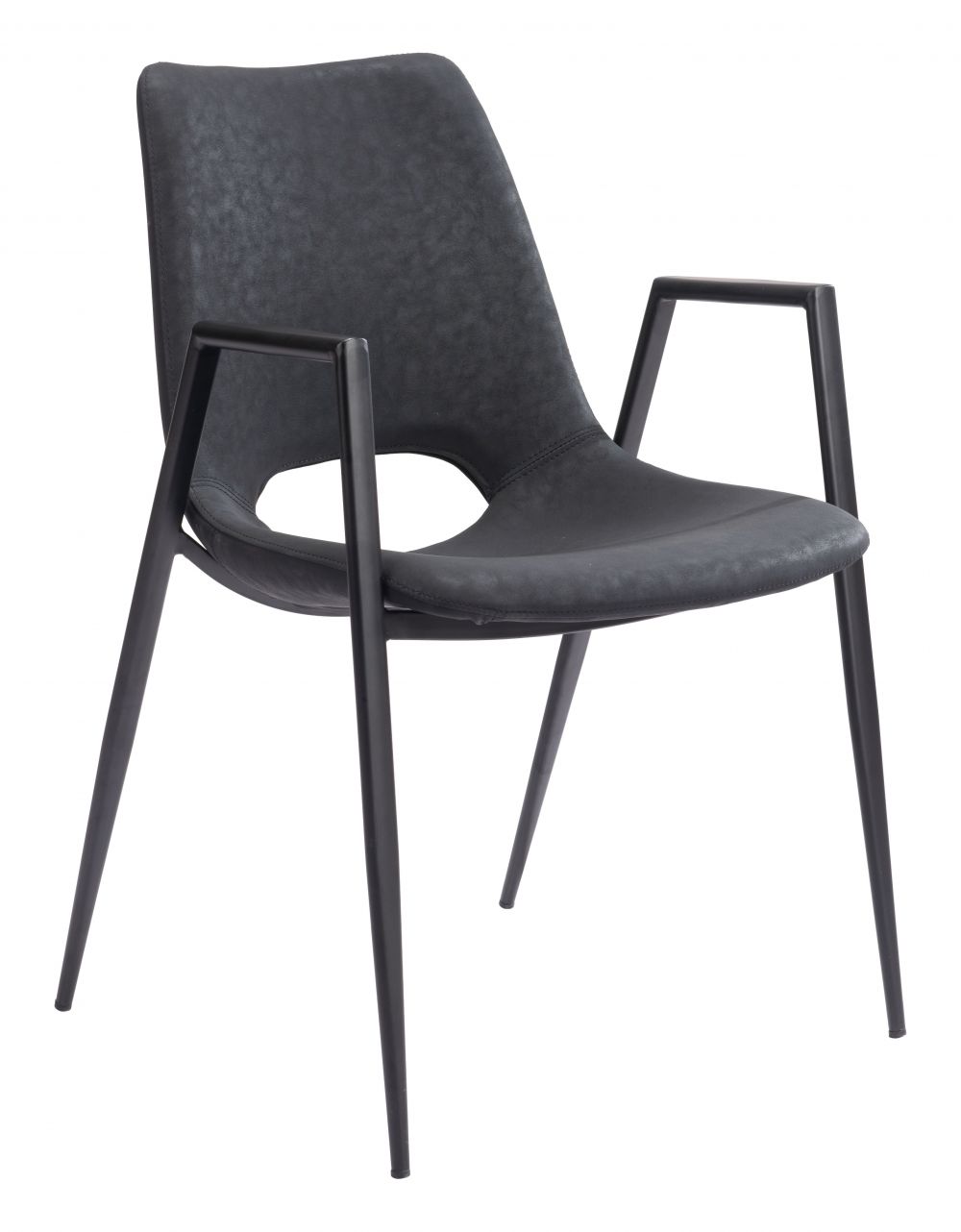 Zuo Modern Desi Faux Leather Dining Chair 2PC