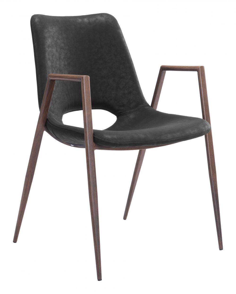 Zuo Modern Desi Faux Leather Dining Chair 2PC