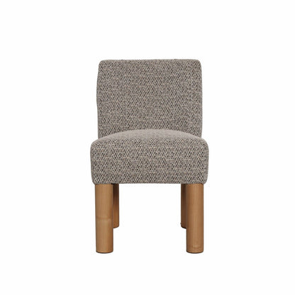 LH Home Destiny Fabric Armless Dining Chair (Set of 2)