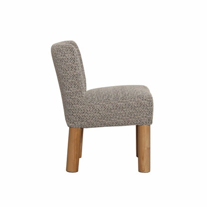 LH Home Destiny Fabric Armless Dining Chair (Set of 2)