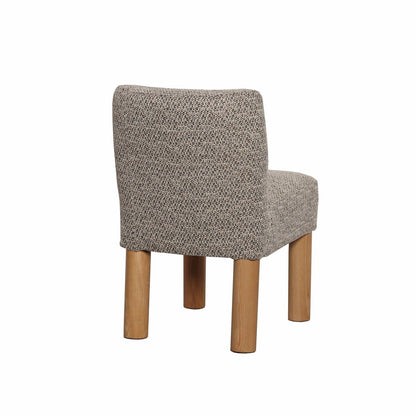 LH Home Destiny Fabric Armless Dining Chair (Set of 2)