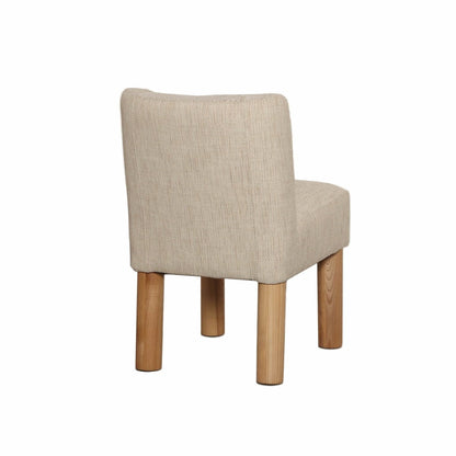 LH Home Destiny Fabric Armless Dining Chair (Set of 2)