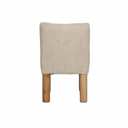 LH Home Destiny Fabric Armless Dining Chair (Set of 2)