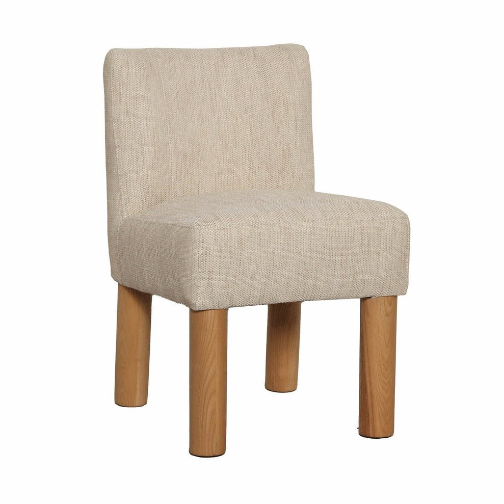 LH Home Destiny Fabric Armless Dining Chair (Set of 2)