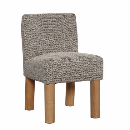 LH Home Destiny Fabric Armless Dining Chair (Set of 2)