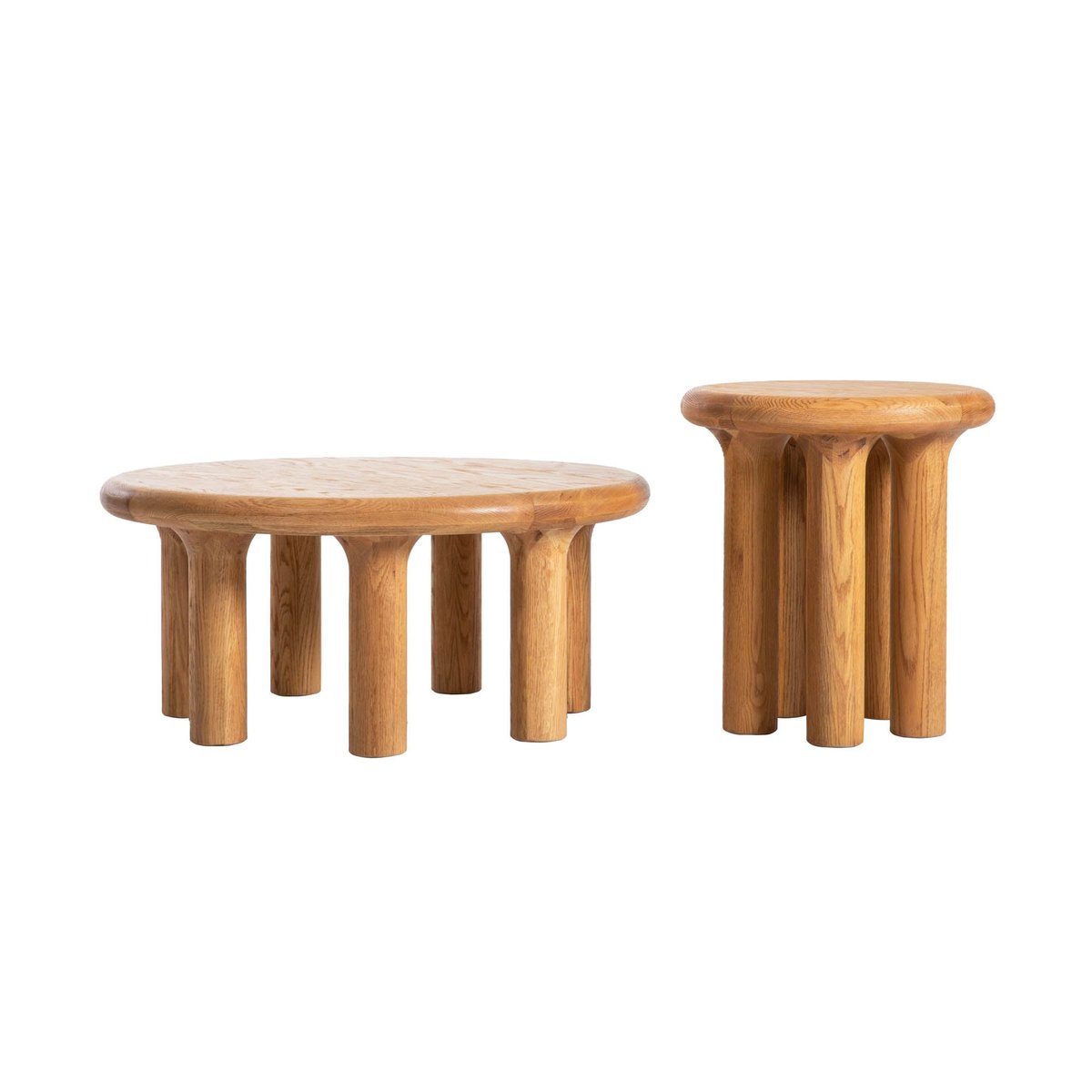 LH Home Destiny Wooden Round Coffee Table