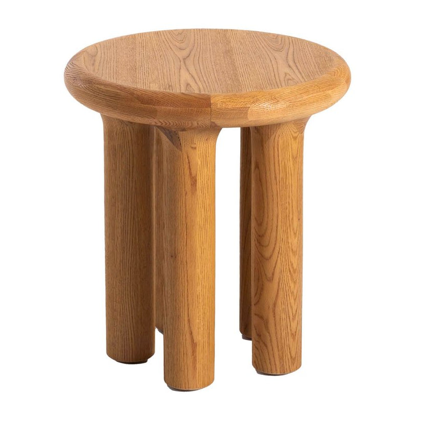 LH Home Destiny Wooden Round Side Table