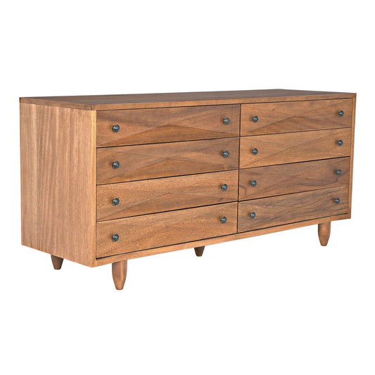 Diamond Double Wood Dark Walnut Chest-Chests-Noir-Sideboards and Things