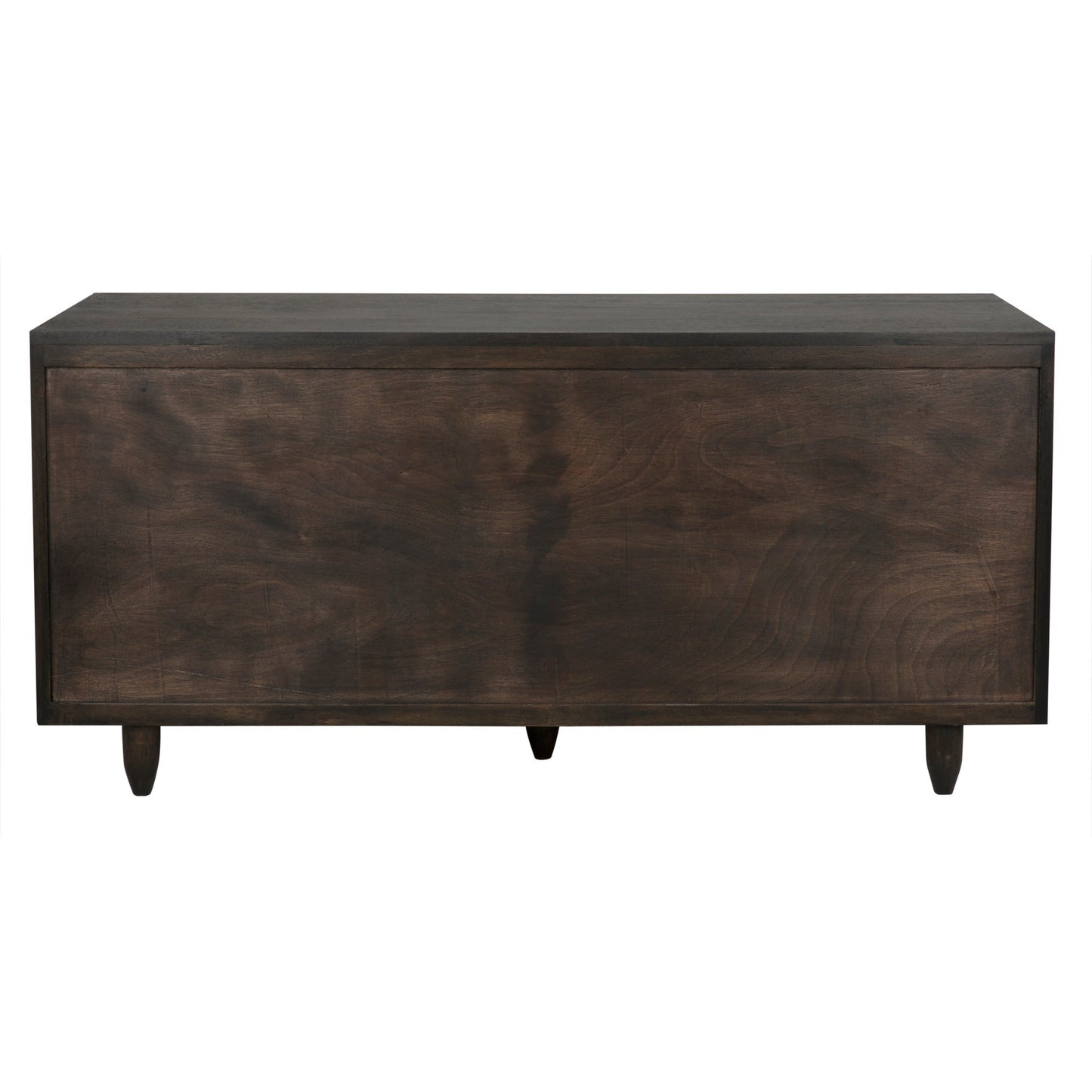 Diamond Double Wood Ebony Walnut Chest-Chests-Noir-Sideboards and Things