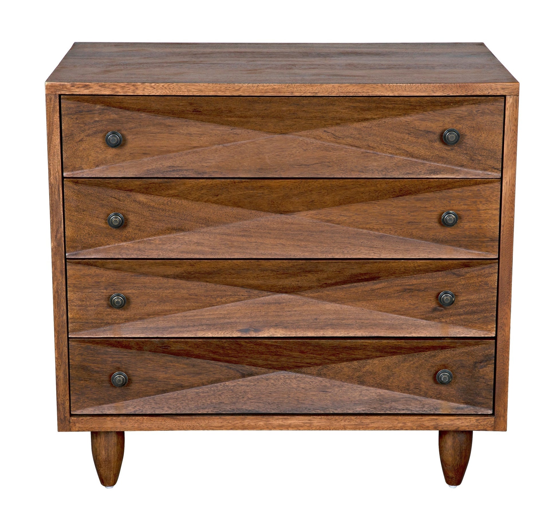 Diamond Wood Dark Walnut Chest-Chests-Noir-Sideboards and Things