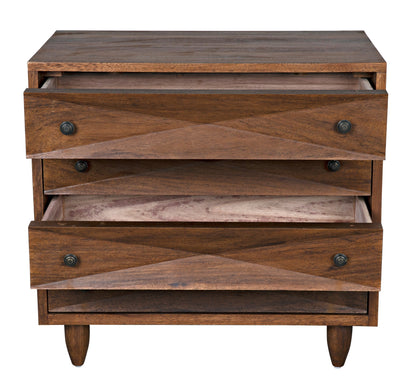 Diamond Wood Dark Walnut Chest-Chests-Noir-Sideboards and Things