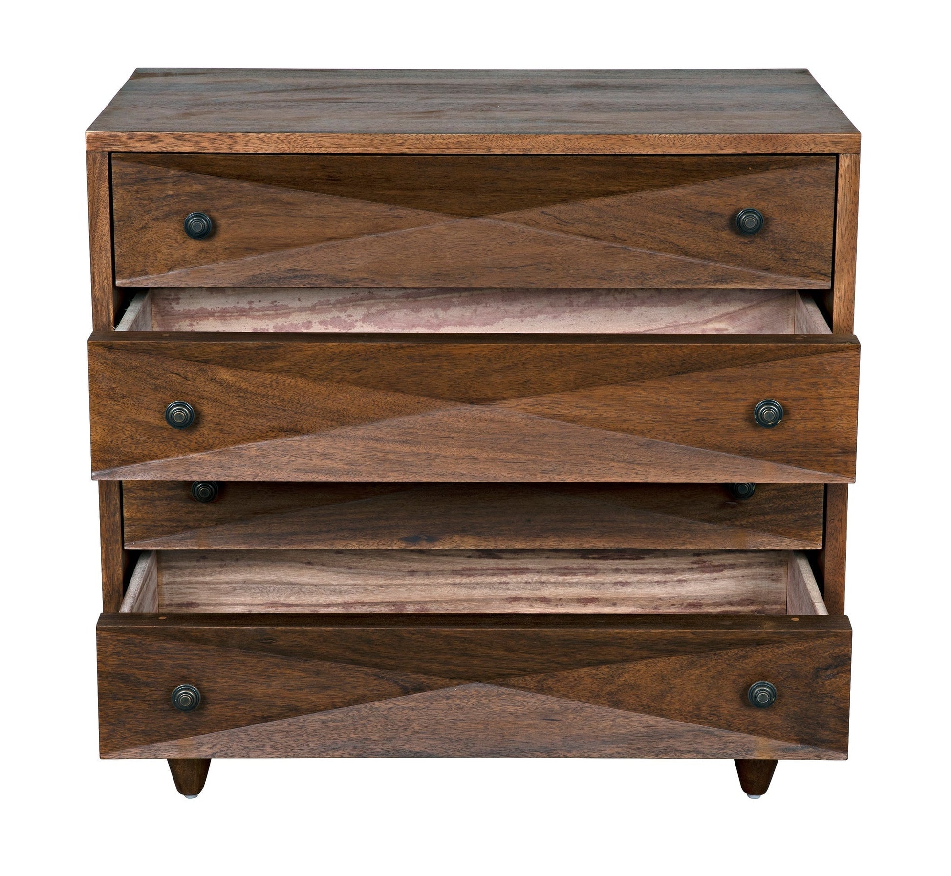 Diamond Wood Dark Walnut Chest-Chests-Noir-Sideboards and Things