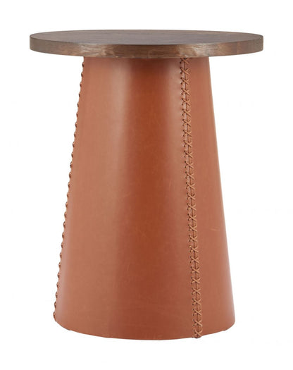 Zuo Modern Dikis Woop Top Round Side Table