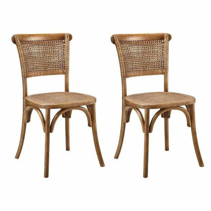 Dining Chair (Set Of 2) Brown Rustic