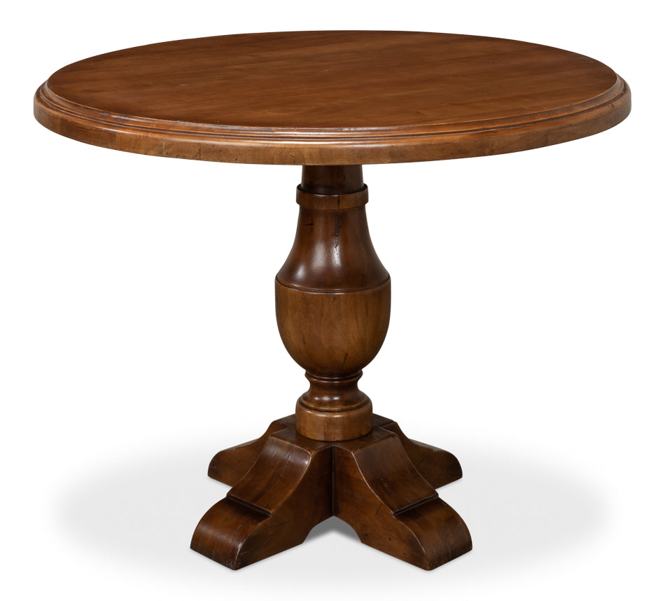 Dinner With Friends Round Dining Table-Dining Tables-Sarreid-LOOMLAN