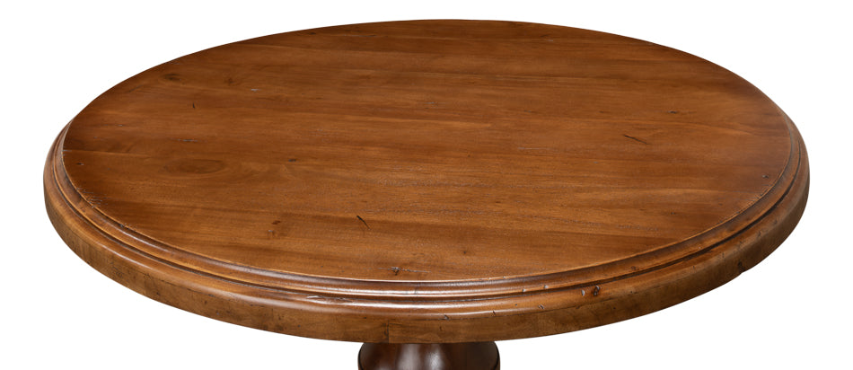 Dinner With Friends Round Dining Table-Dining Tables-Sarreid-LOOMLAN