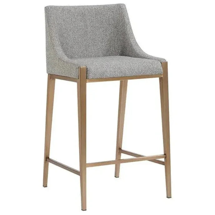 Dionne Fabric Counter Stool - LOOMLAN - SUNPAN - Counter Stools