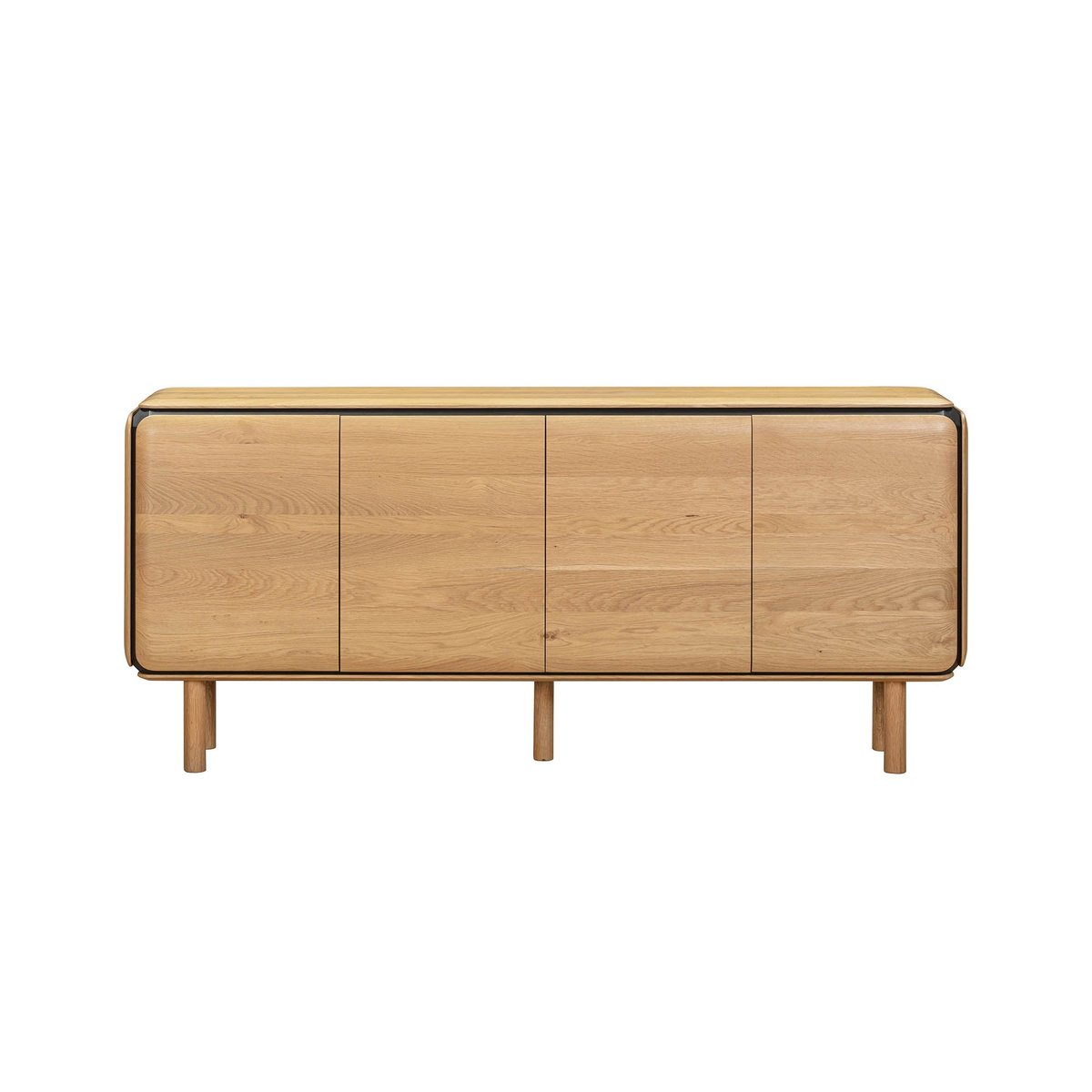 LH Home Distillery Four Doors Wood Sideboard
