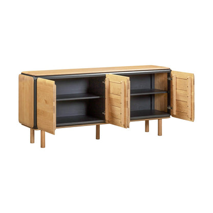LH Home Distillery Four Doors Wood Sideboard