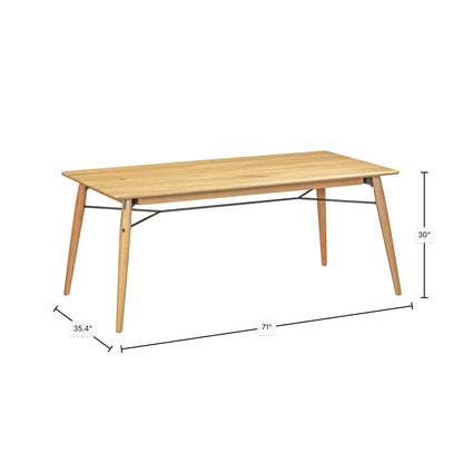 LH Home Distillery Rectangular Wooden Dining Table
