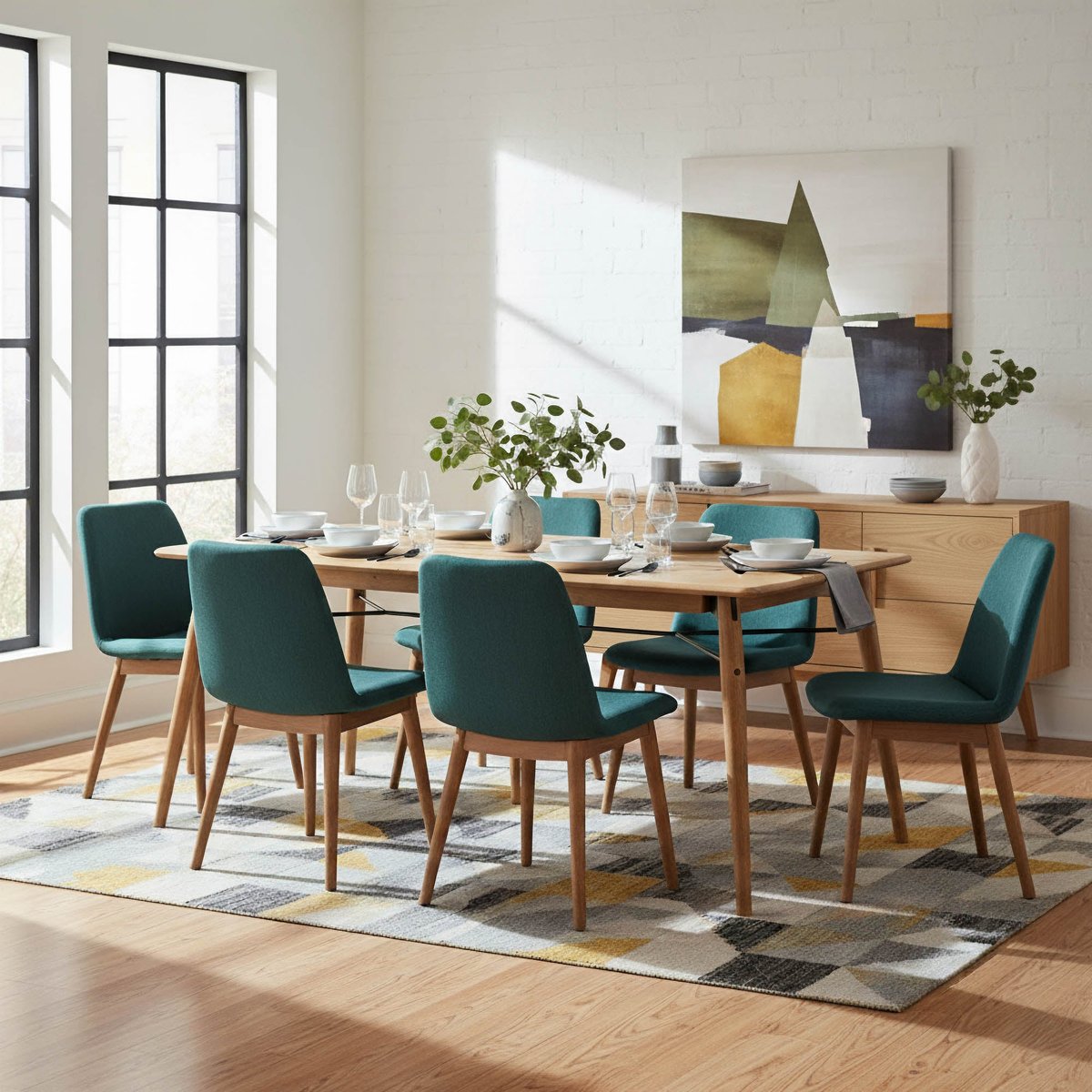 LH Home Distillery Rectangular Wooden Dining Table