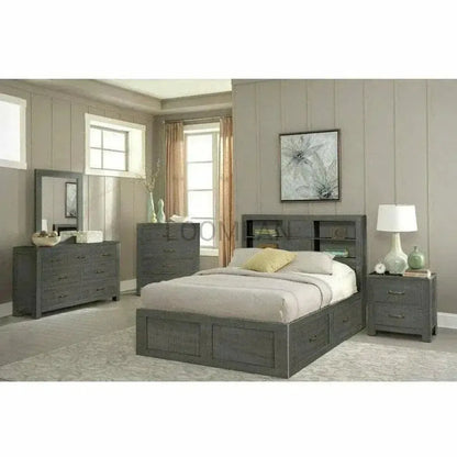Sunny D Distressed Blue Ranch House Dresser
