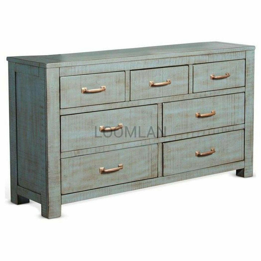 Distressed Blue Ranch House Dresser Dressers Sideboards and Things By Sunny D