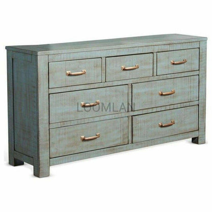 Distressed Blue Ranch House Dresser Dressers Sideboards and Things By Sunny D