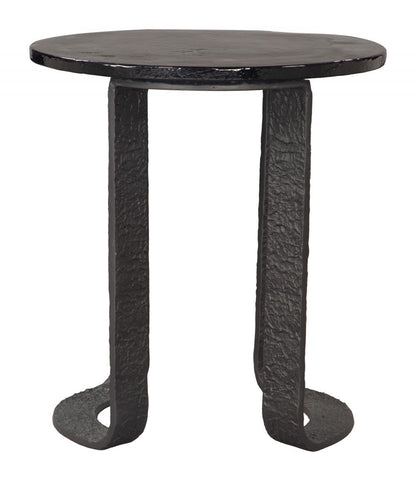Zuo Modern Divin Aluminum Frame Black Side Table