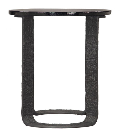 Zuo Modern Divin Aluminum Frame Black Side Table