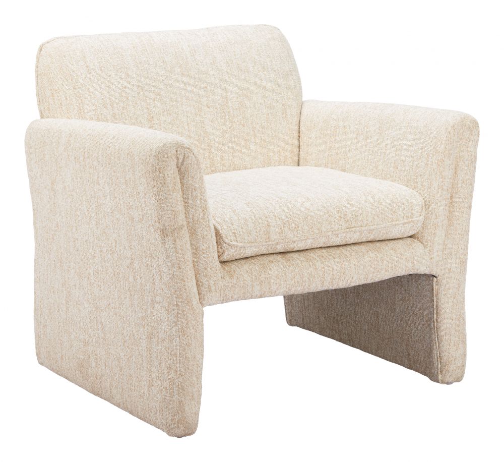 Zuo Modern Dobra Textured Fabric Club Chair