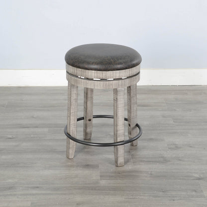Sunny D Doe Valley Swivel Counter Stool 2PC